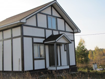 Фото: каркасный дом N1 в коттеджном поселке Заозерье Тверская область фото дома 1